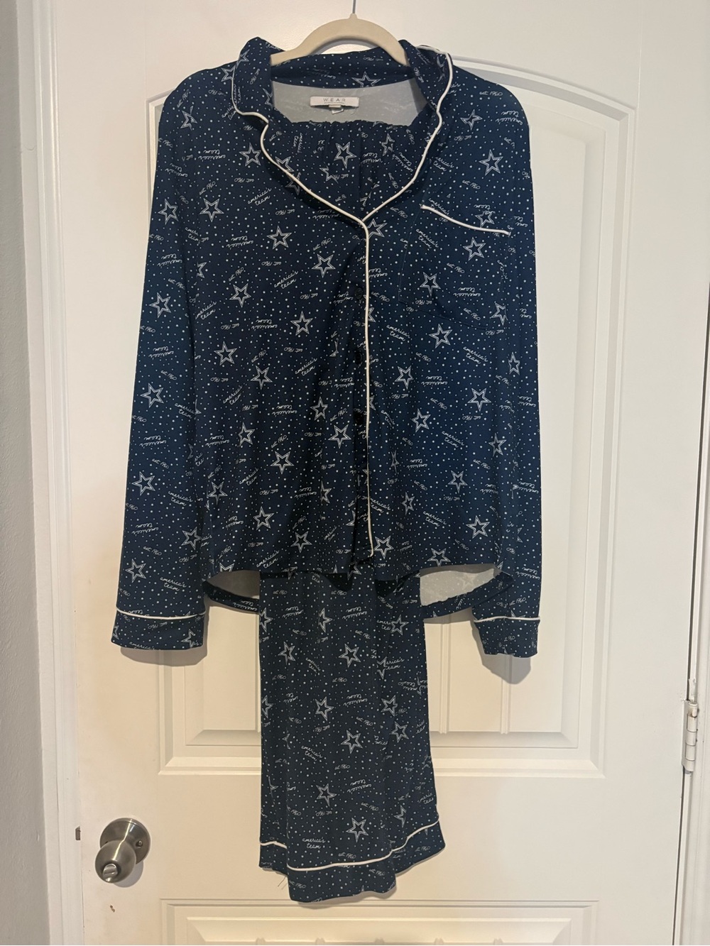 Wear by erin andrews cowboys pajamas set.